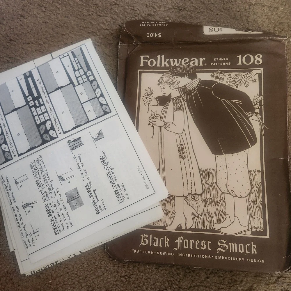Set of 3 Folkwear patterns. - Picture 7 of 7